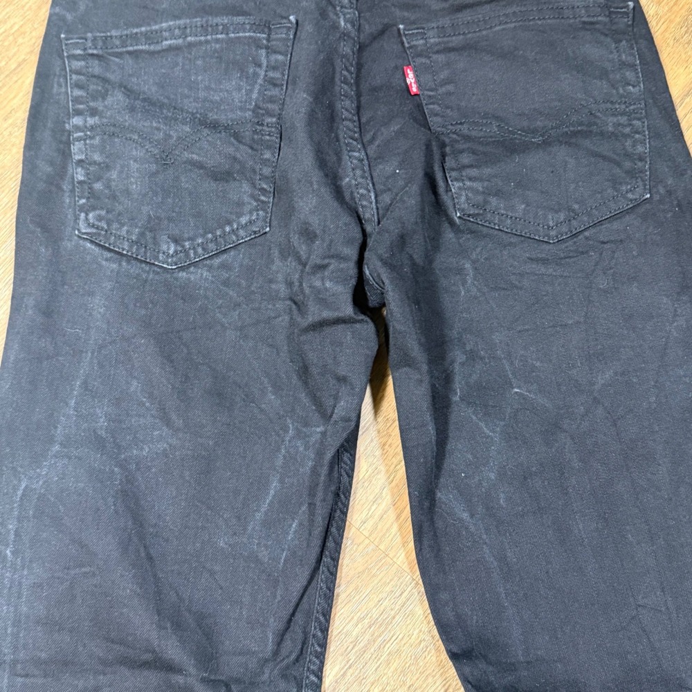 Levis 511 Slim Fit Black Denim Jeans Modern‎ Style Mens W30 L32 - Picture 8 of 9